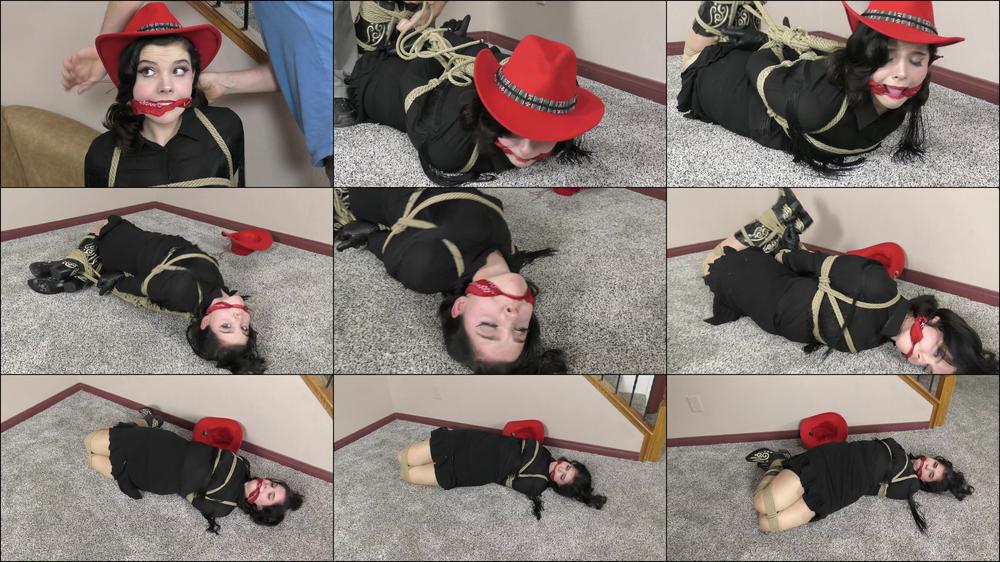 Cute Girl gets Hogtied
