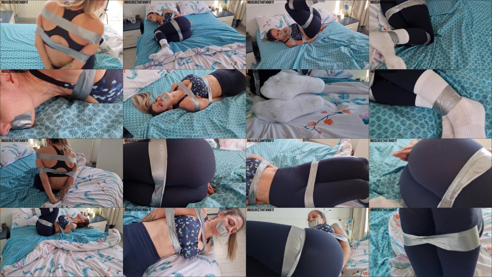 Indiscreethotandfit Duct Tape Bondage And Struggling