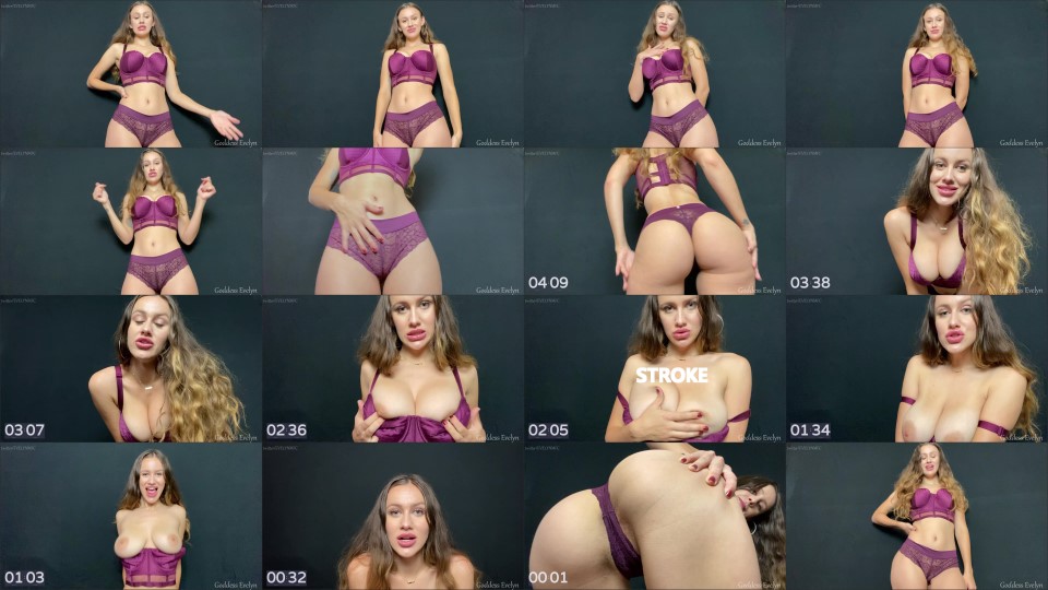 Goddess Evelyn - Stroke Challenge - PM