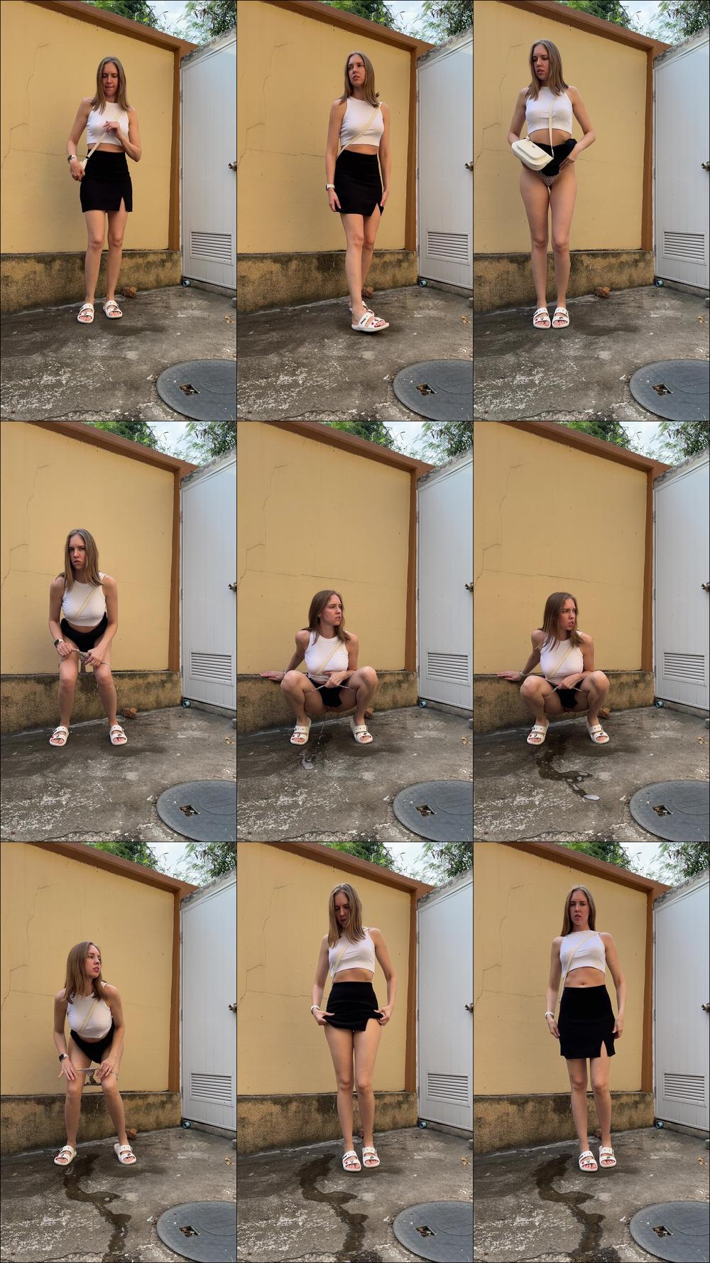 Risky outdoor pee - Nov 1, 2022