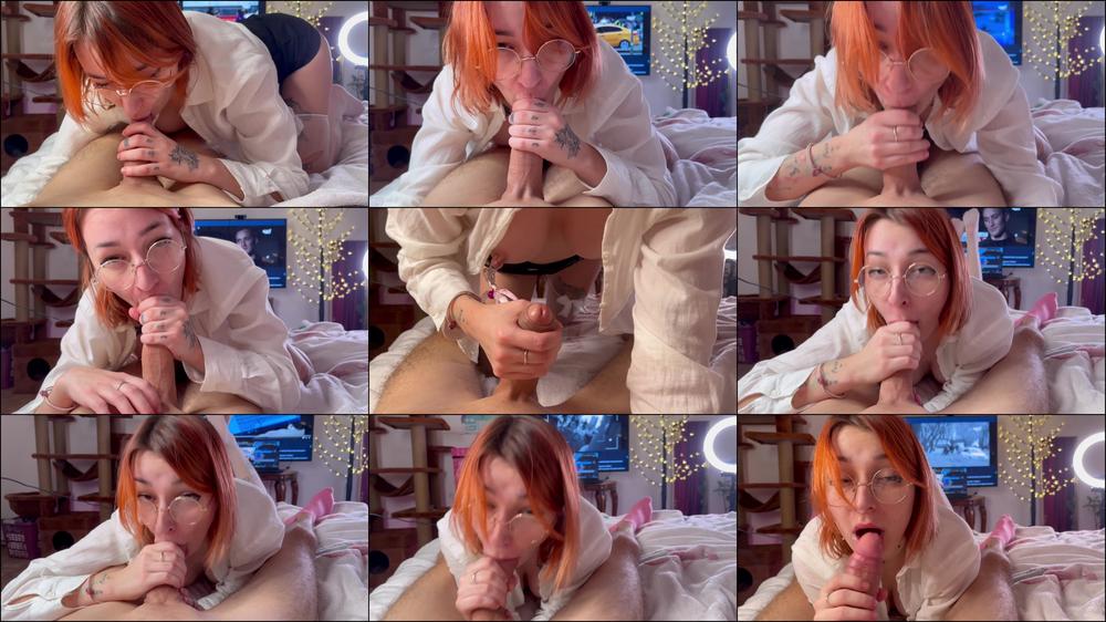 B/G BLOWJOB WITH CUM ON FACE