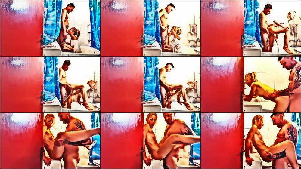 Kinkyporncpl Cartoon Blowjob And Pussy Fuck In Bath
