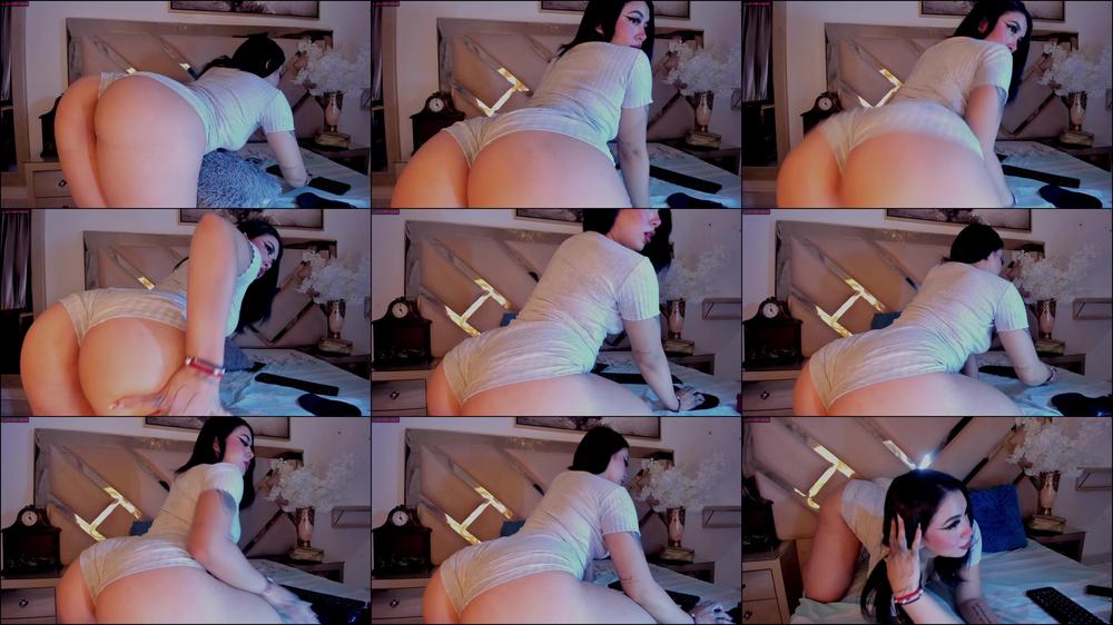 Latina cutie masturbates with her dildo
