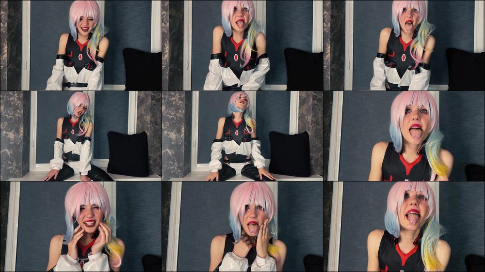 Cyberpunk - Lucy ecstatically makes the ahegao face - May 21, 2023