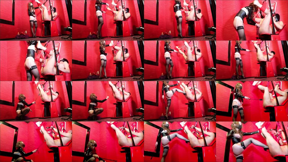 Mistresskira Cbt Caning Rope Tied Up
