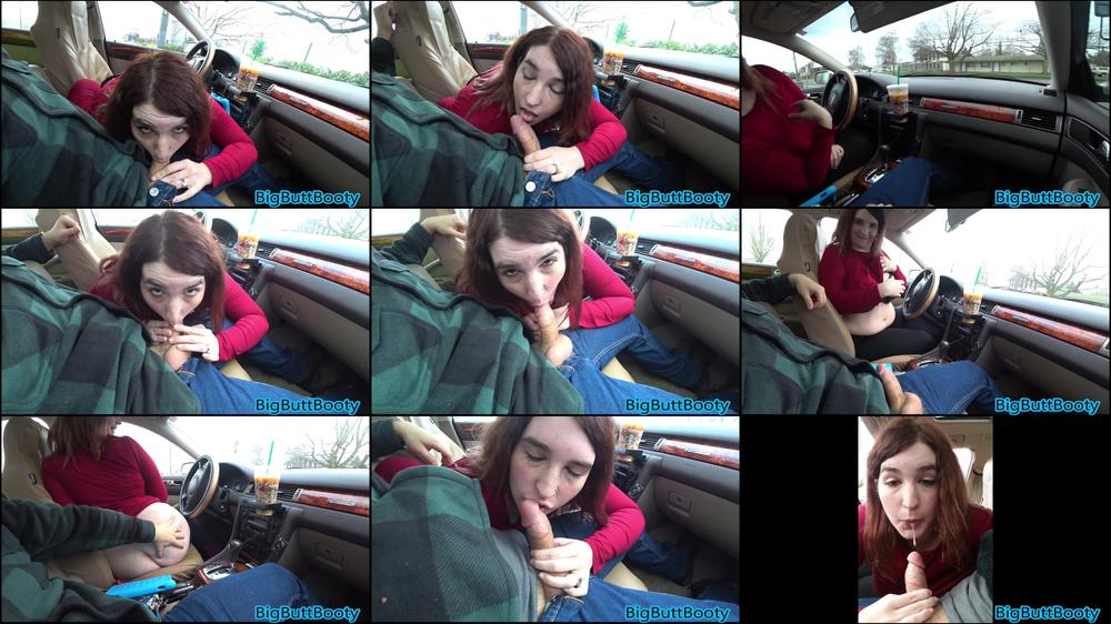 Public Car Blowjob And Oral Creampie