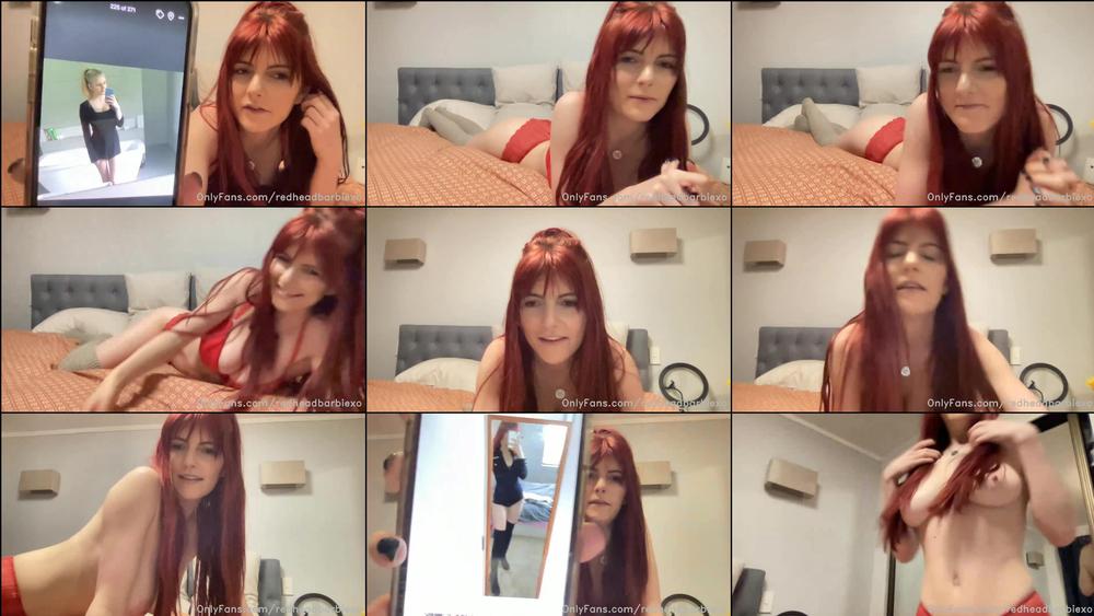 redheadbarbiexo 25 08 2021 2202789959 stream started at 08 25 2021 08 55 am live stream xo