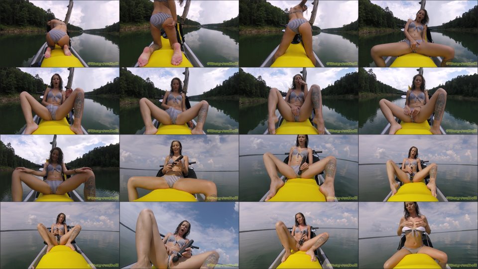 Cuckoldingmilf Cumming On The Lake Outdoor Masturbation