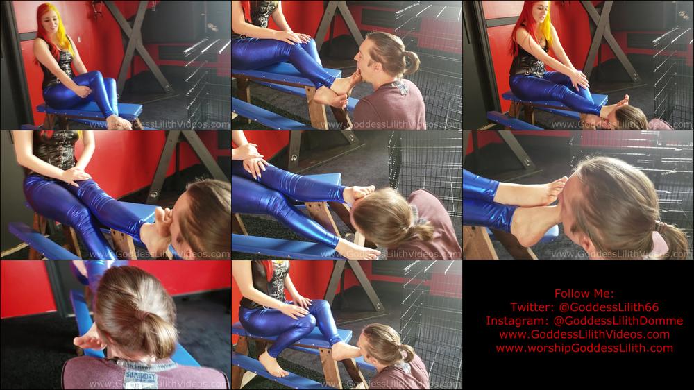 Goddess Lilith Foot Slave Cleans My Dirty Feet