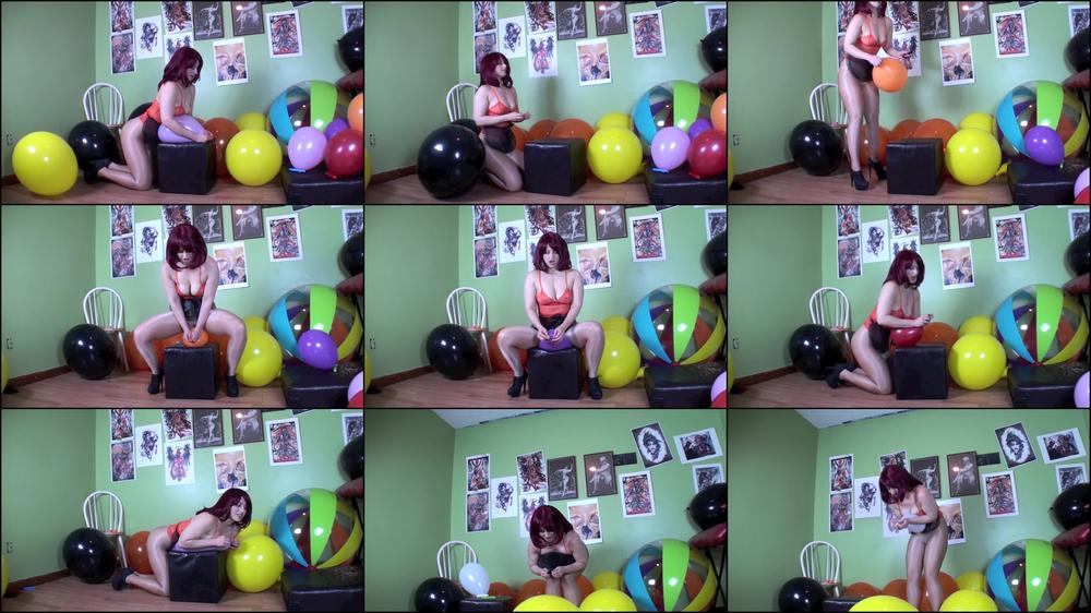 Sexy Maid Makes Balloons Shriek - Jan 9, 2018