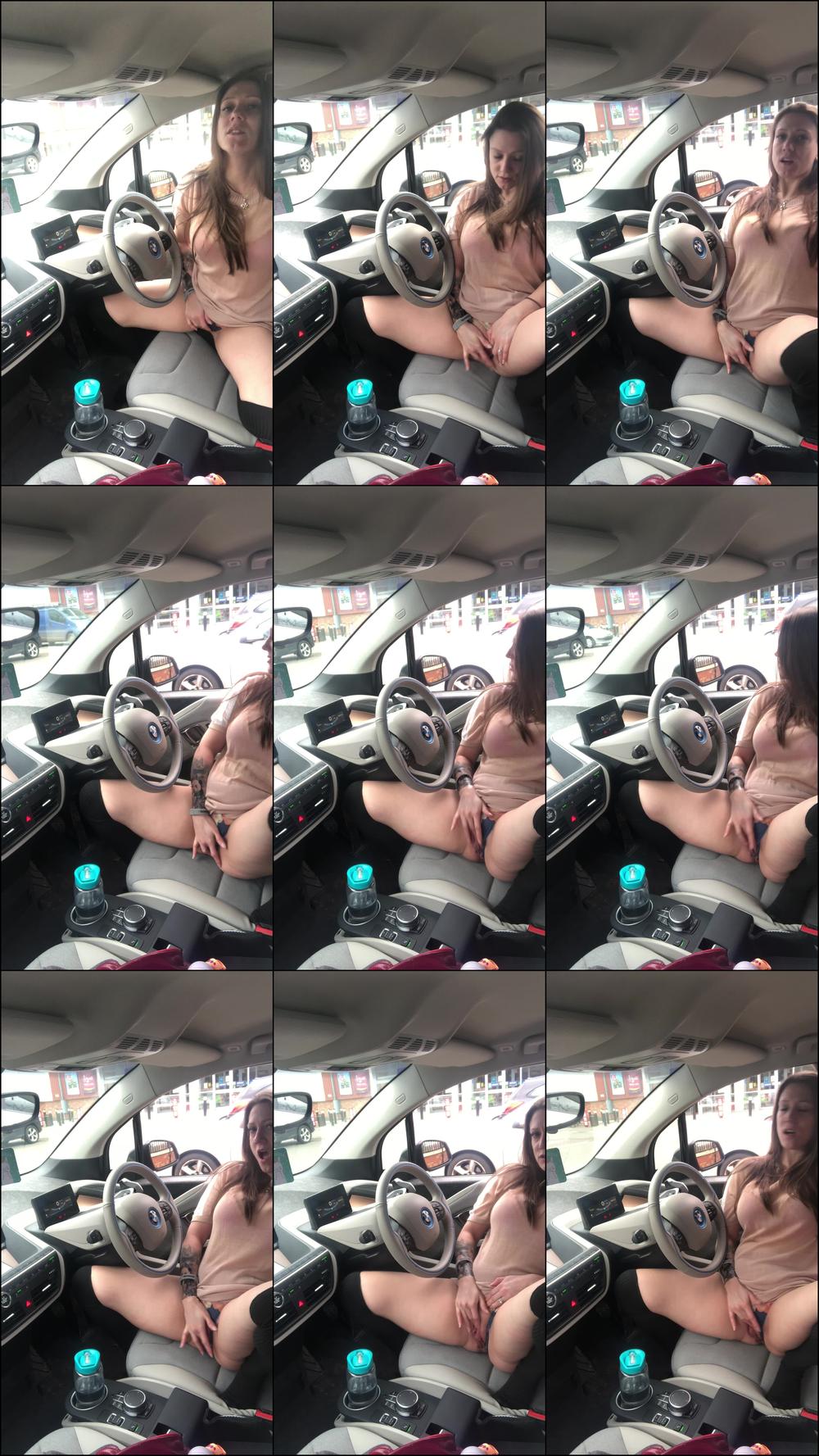 Masturbating on Busy Car Park