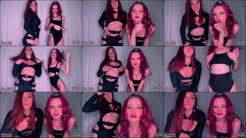 Redhead Double Domme JOI & Orgasm Denial