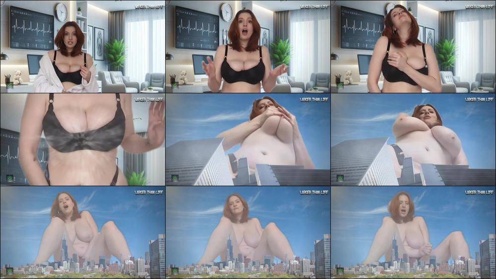 LadyGingerLust in Hooked On Horny Giantess Growth SFX