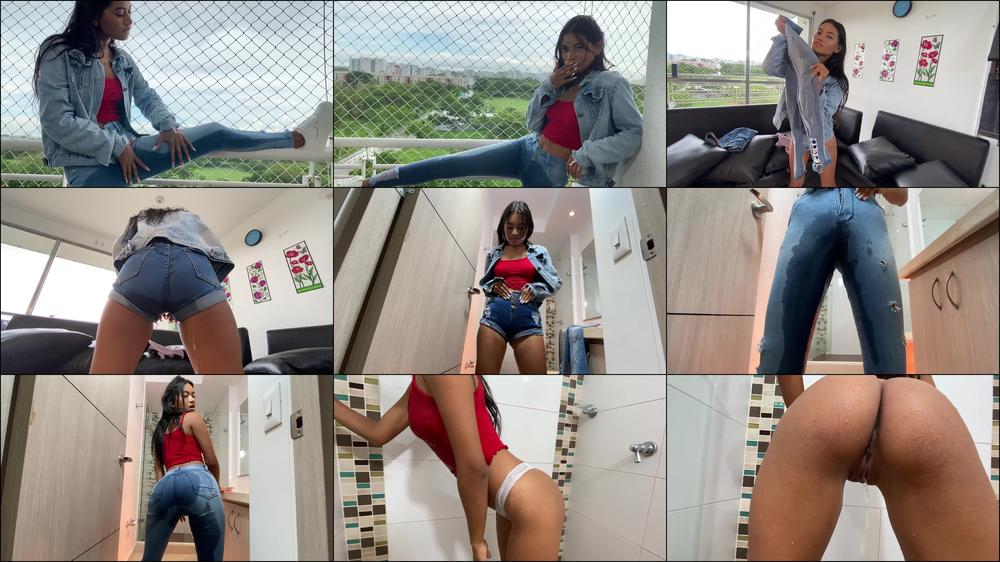 WET JEANS IN MY HOME