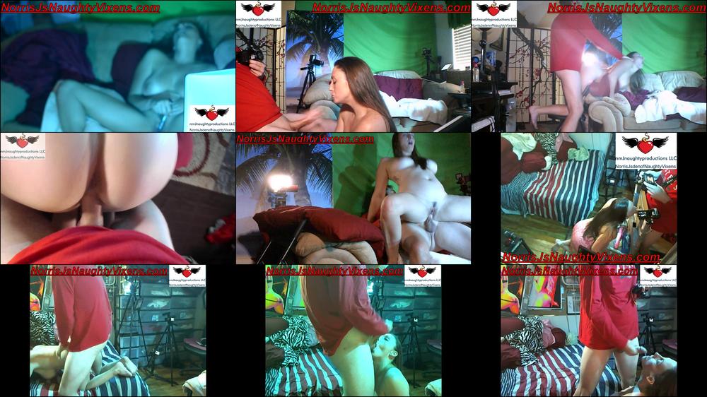 Melanie Hicks toys herself & fucks me