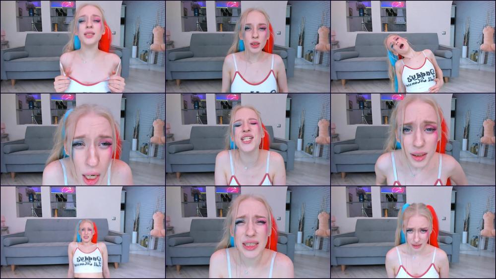 Harley Quinn eyes contact pleasure - August 19, 2021