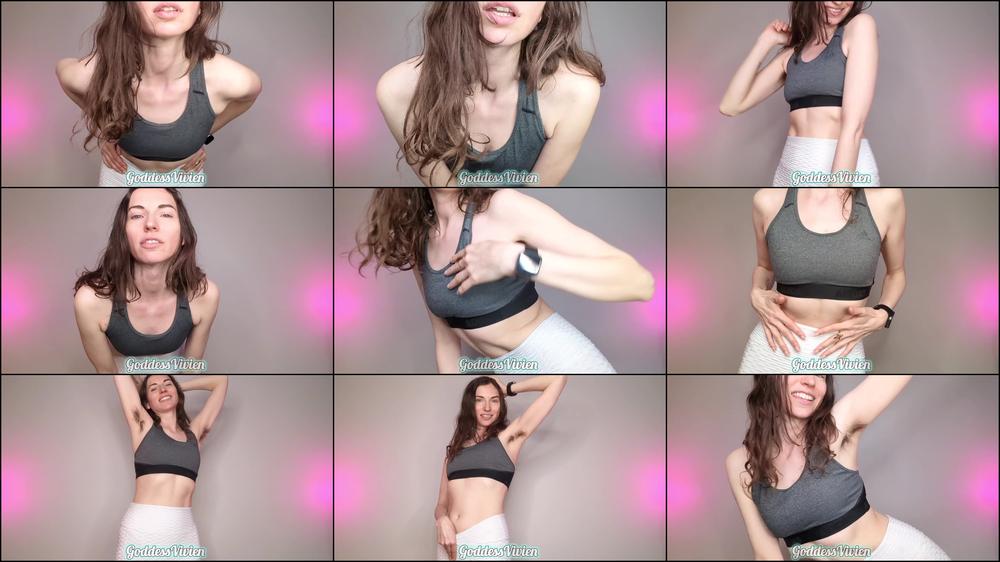 VivienVee - After the Gym Sniff My Hairy Armpits All Natural.Body Worship JOI