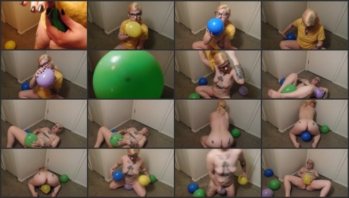 Lanabea Balloon Blowing And Humping