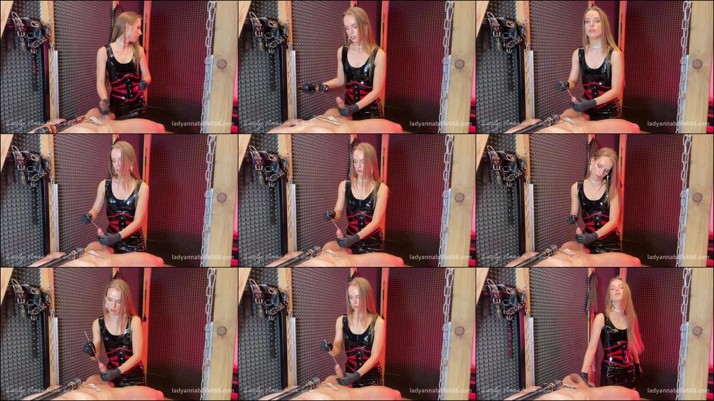 Slut gets first sounding in his life