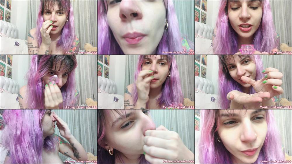 My First Snot Fetish Video