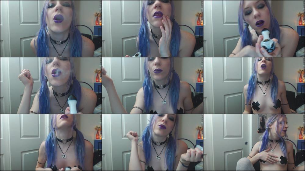 Goth Girl Smoking