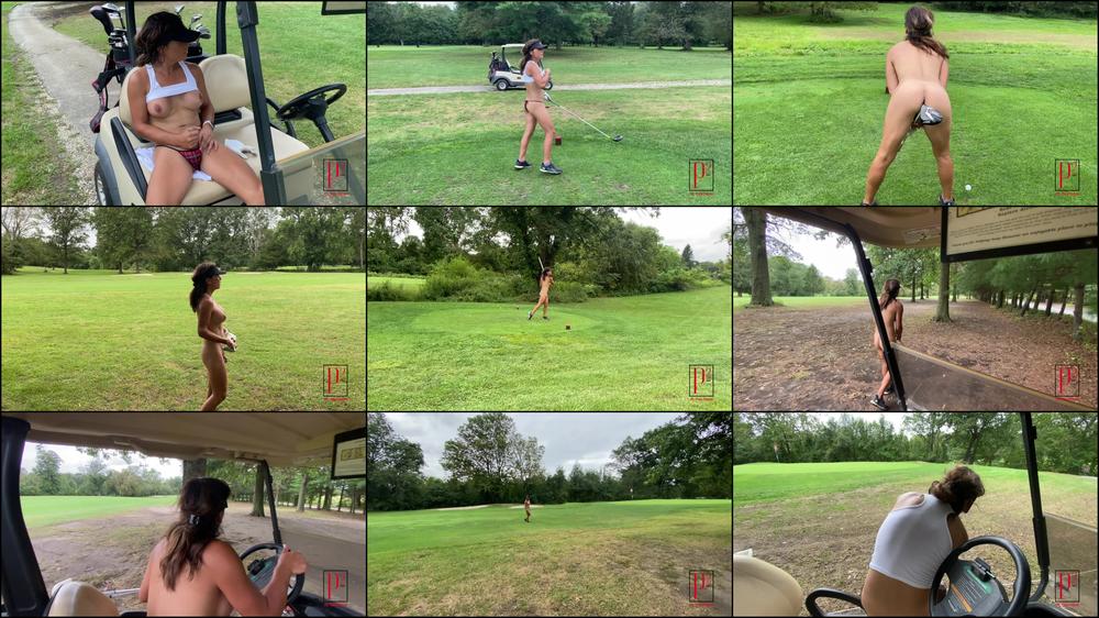 Naked golf with Ms Petra - Stream