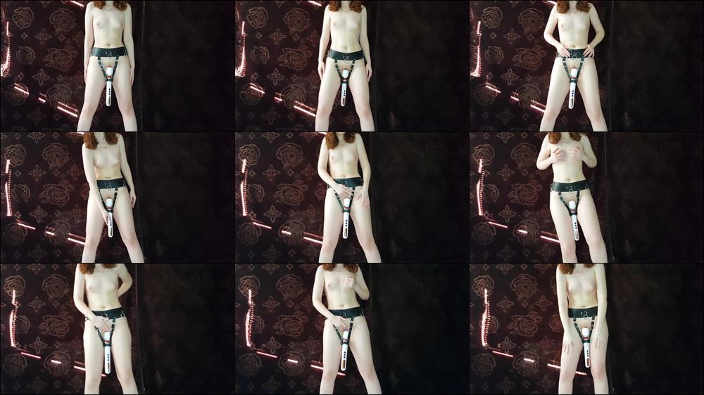 No Escape Vibrator Orgasms with a Belt - March 12, 2022