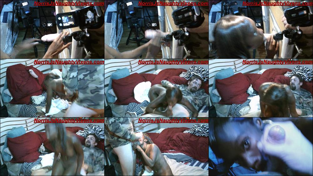 Ebony caretaker gives patient BJ &fuck