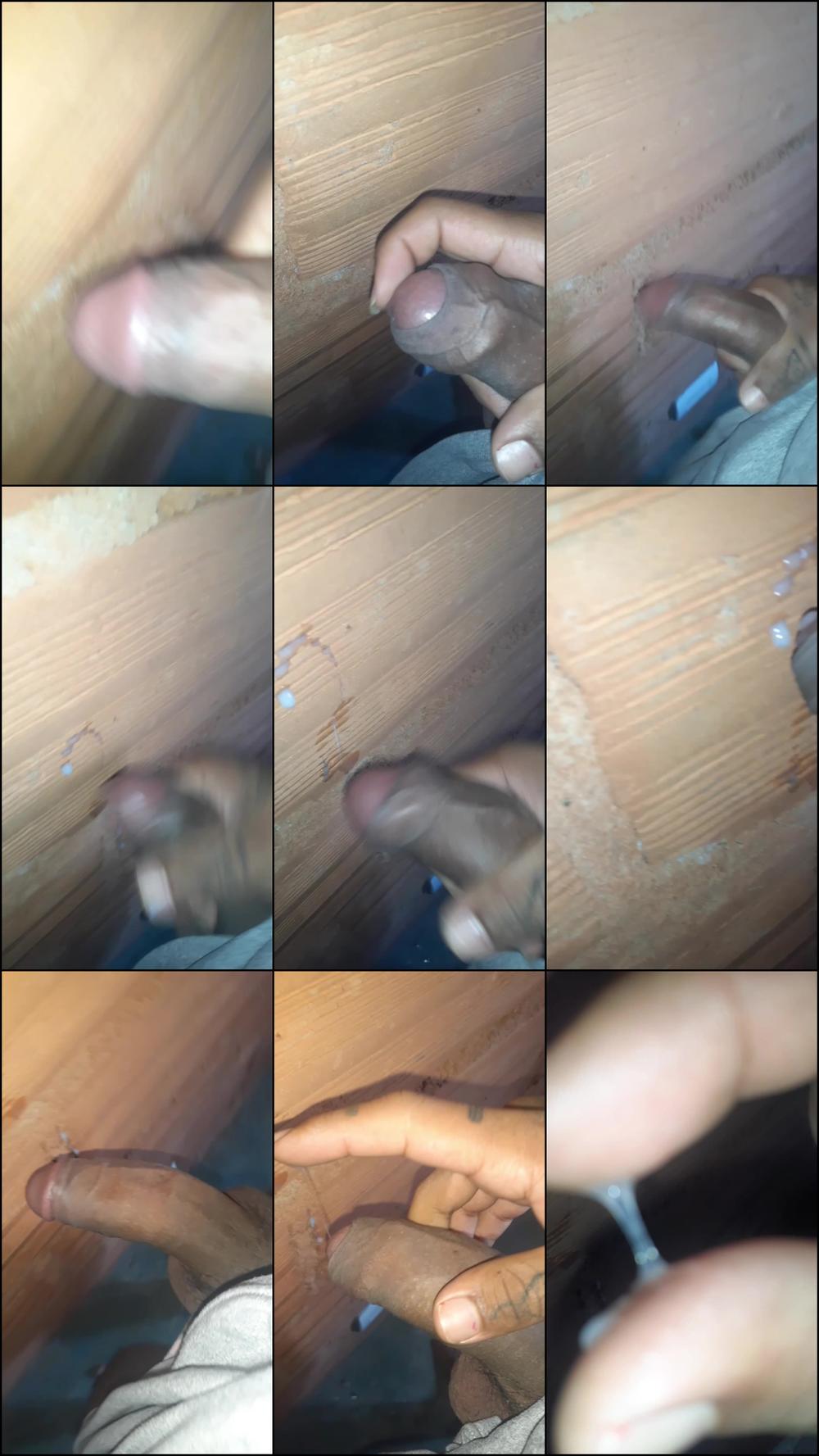 my first cumshot on the wall