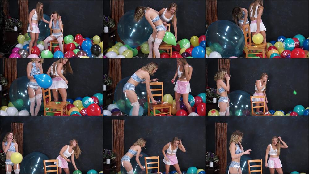 Amber n Julie's 100 Balloon Sit/Cig Pop