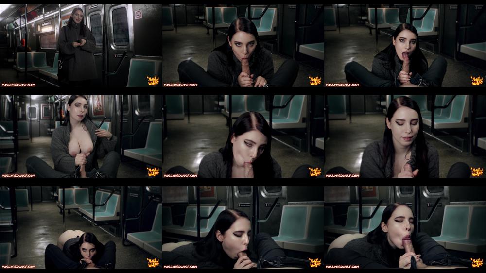 Beautiful stranger sucked me in train