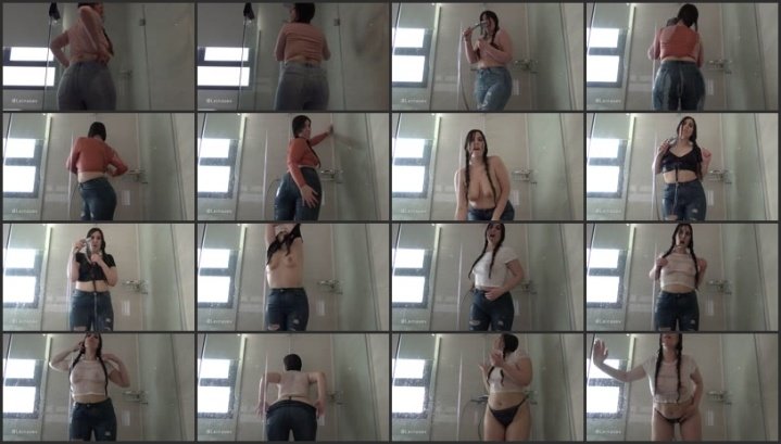 Leina Sex Custom Vid Getting Wet Spanish Style