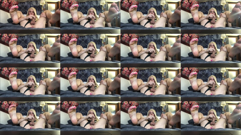 Slutty Monica Jerk My Cock Off For Daddy