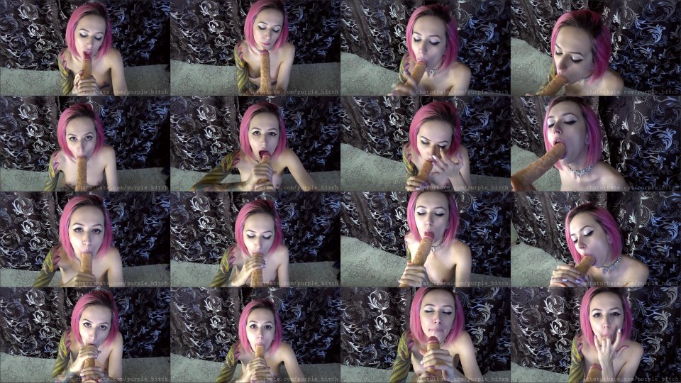 Purple Bitch Slut Sucks Your Dick In Hotel
