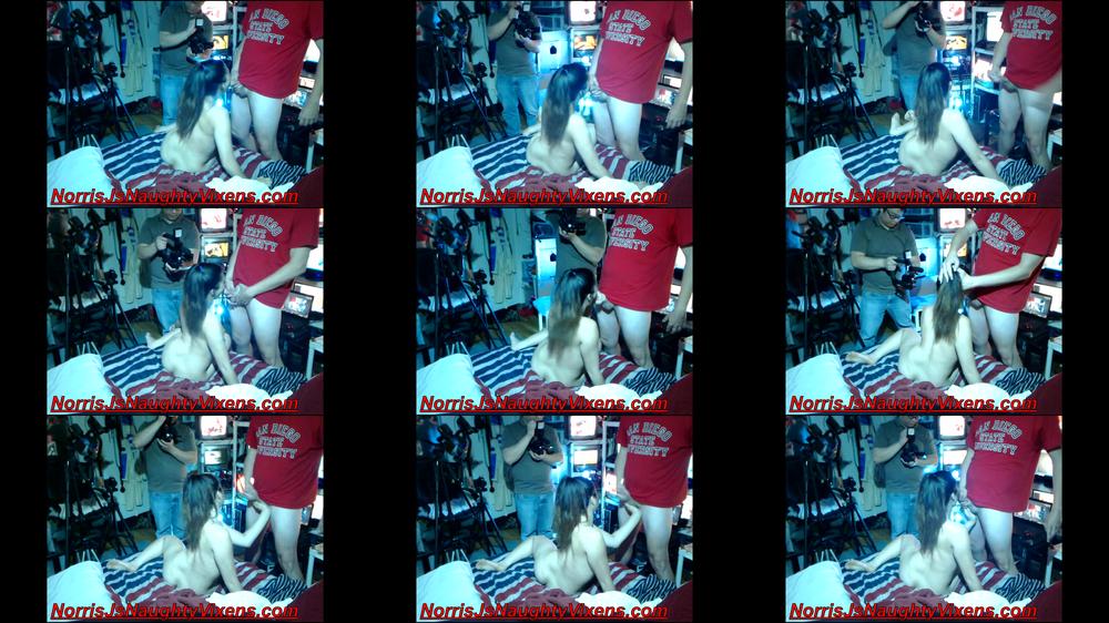 Webcam photo shoot in adult theater