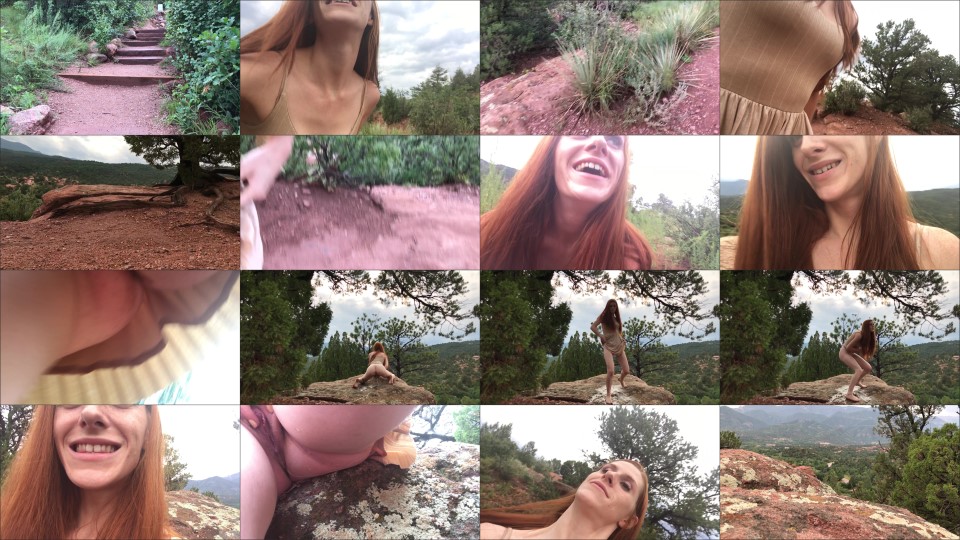 Freckledred Public Desperation P-- During Hike