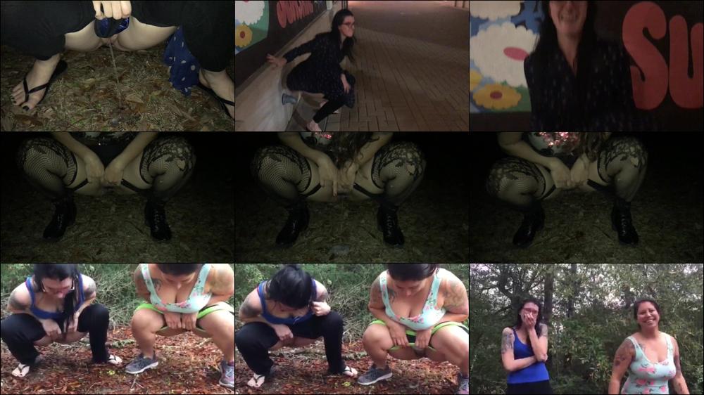 Public Outdoor Peeing With Ellieboulder