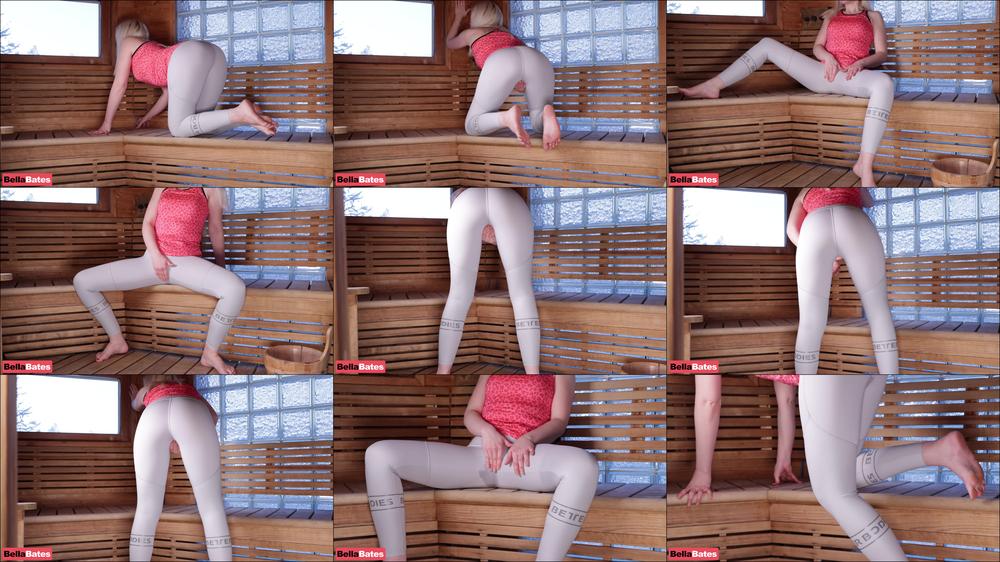 Yoga Pants Squirt In The Sauna
