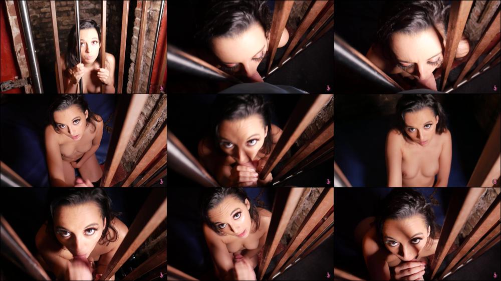 Caged Slave Sucks Your Dick