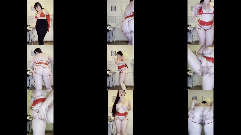 Busty BBW Teacher Strips For You