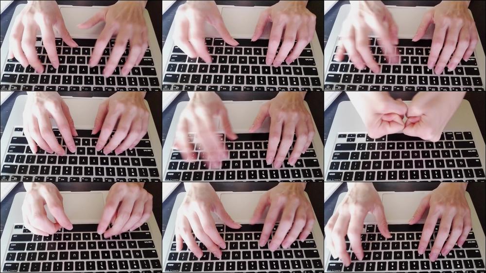 Hand Fetish: Typing