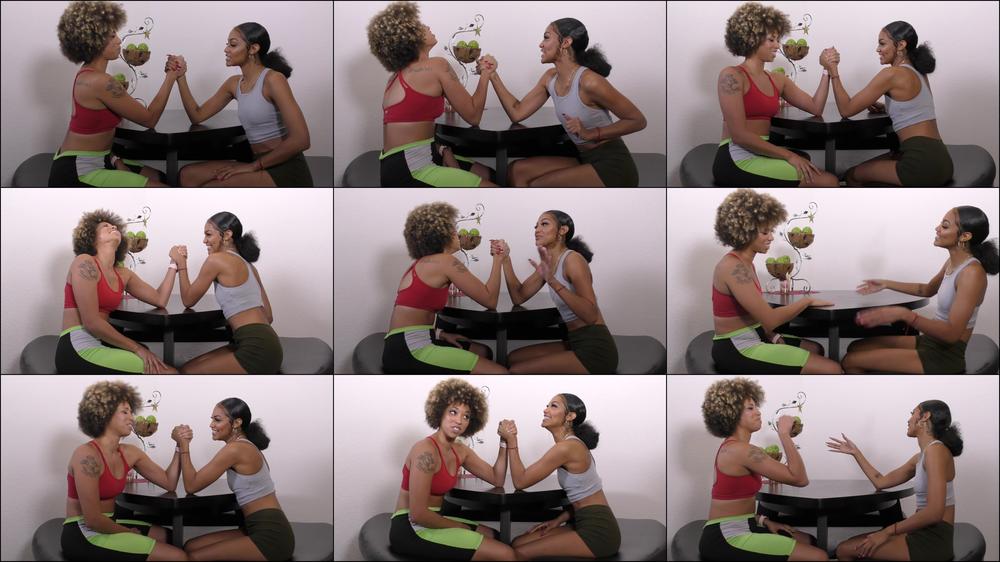Honey vs Nahla: Armwrestling