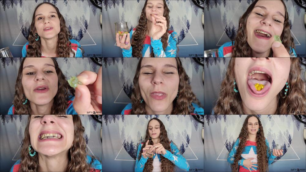 4K Captain Katy Devours Shrunk Bad Guys