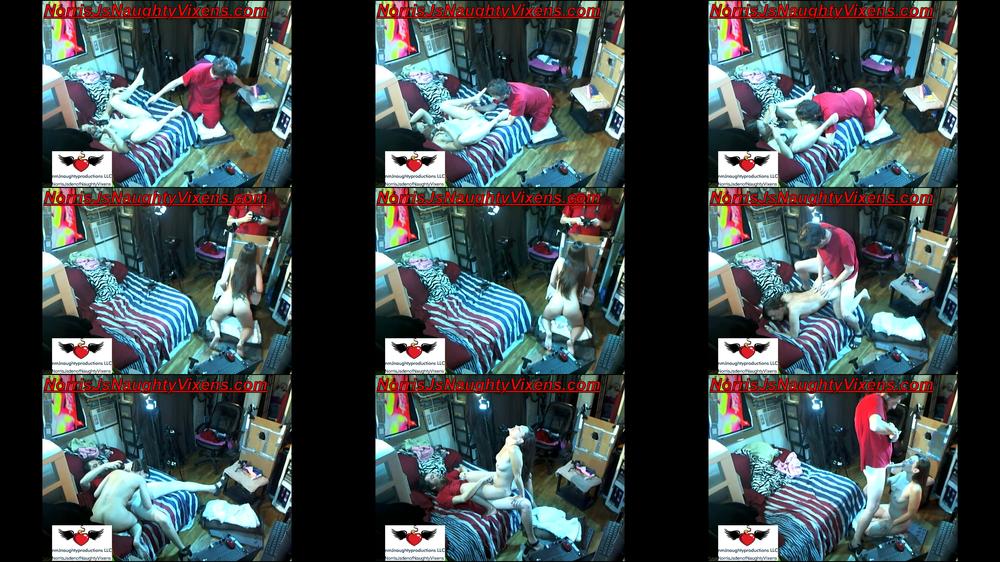 Spycam of me & Olivia WIlder pornshoot