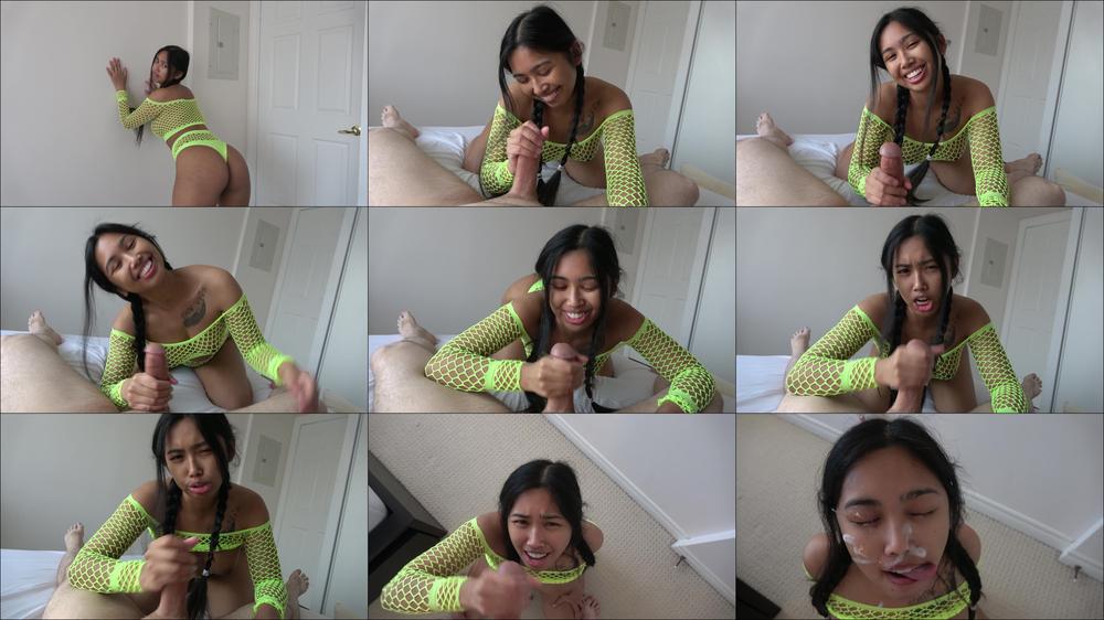 Asian slut POV JOI stroking and facial - August 02, 2021