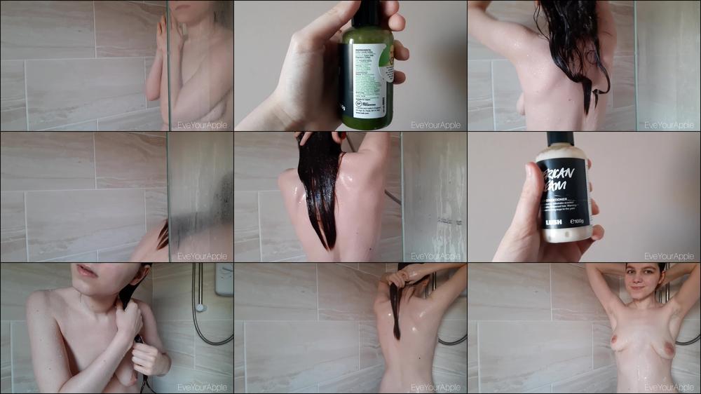 Scottish Teen Hair Washing & Titty Play