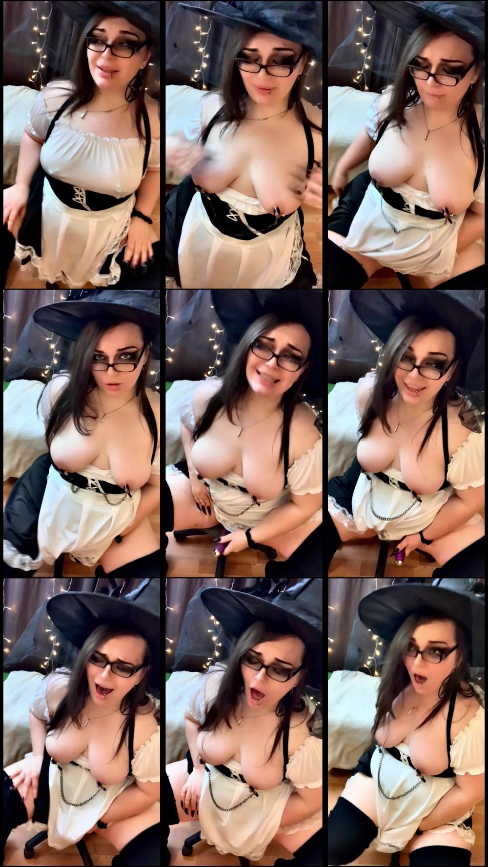 Squirting Halloween JOI