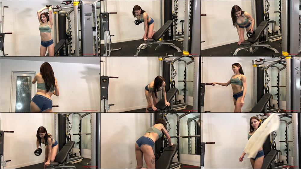 Agatha Scolds The Gym Perv