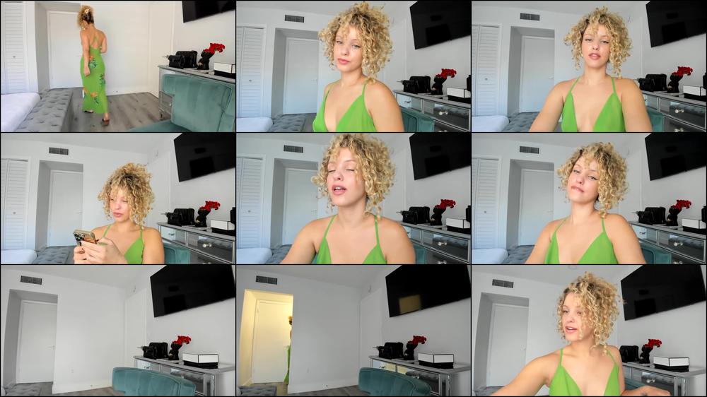 Blonde Babe's Bold Move: Clit Thrills & Booty Shakes