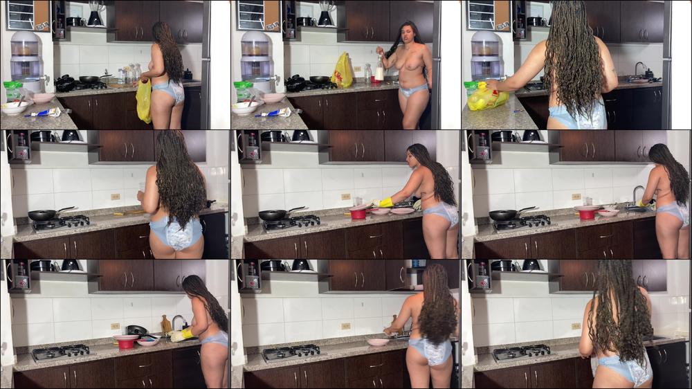 maid likes to clean wearing diaper - April 25, 2023